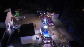 Feuer In Gleistal Agrar In Golmsdorf Bei Jena 00067